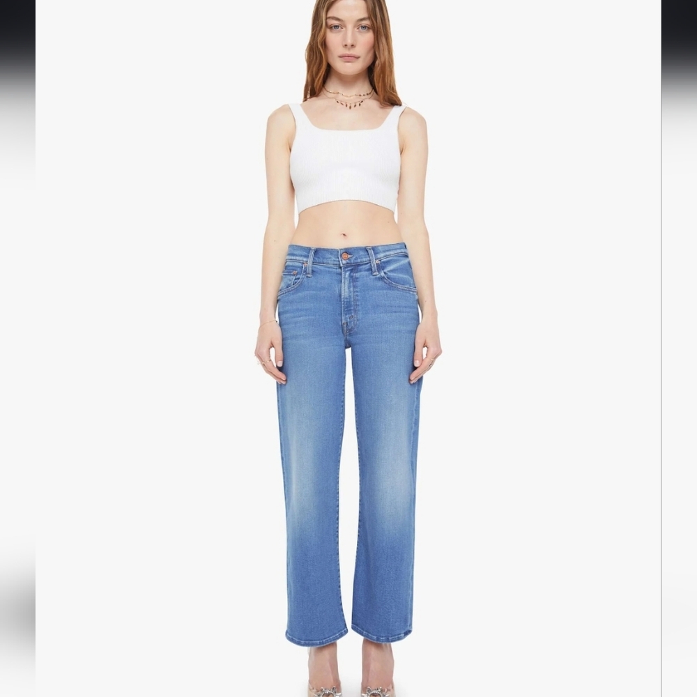 MOTHER Blue Flare & Wide Leg Jeans